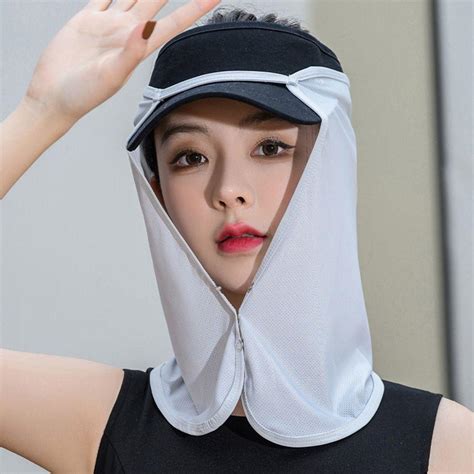 For Women Cap Mask Face Scarves Outdoor Sunscreen Mask Anti Uv Face