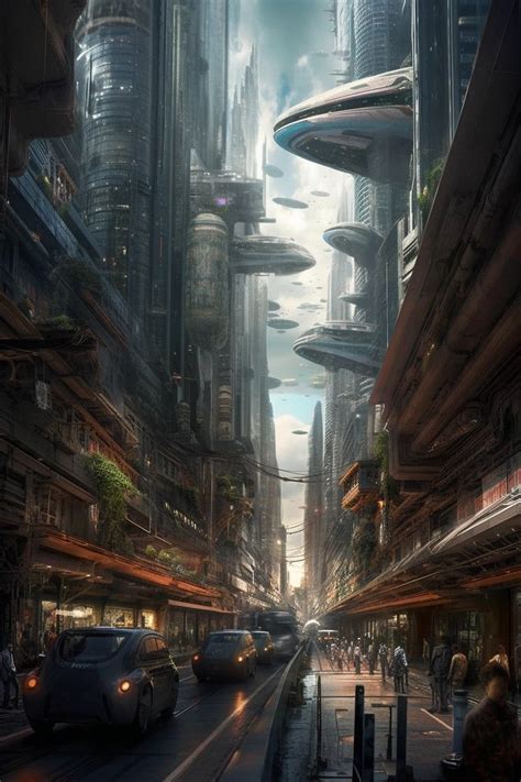 Scifi City Cyberpunk City Arte Cyberpunk Sci Fi Landscape Landscape