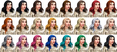 Fortnite Orelia Hair Conversionedit At Busted Pixels Sims 4 Updates