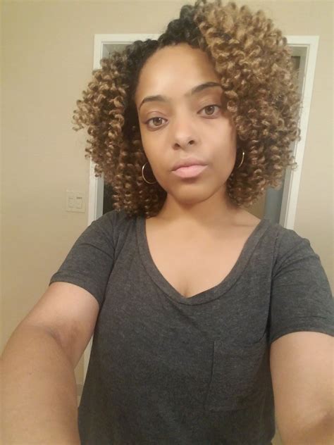 Protective Style Crochet Braids A Natural Soft Curl Look I Used And A Half Packs Of Model