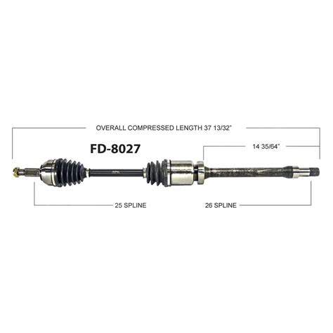 Id Select Ford Focus Cv Axle Shaft