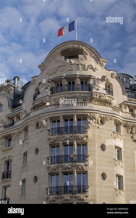 Hôtel Lutetia Paris France Elegant Parisian Building Facade With