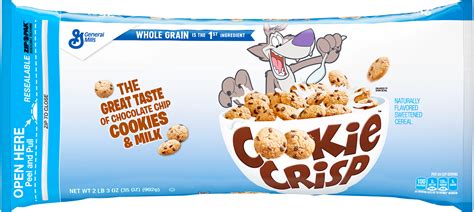 Download General Mills Cereal Cookie Crisp 1125 Oz Box Png Image