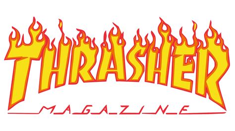 Tokat Ön Izleme Saldırı Thrasher Flame Logo Png Dikkati Başka Yöne