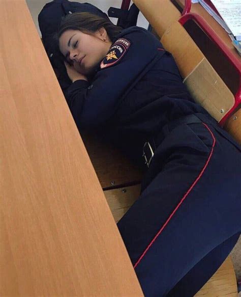 sleeping police female cop funny pictures fails rain wear