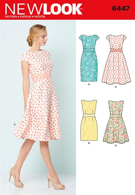 Simplicity New Look Sewing Pattern - Dresses - 6447 | Sewing Patterns Online