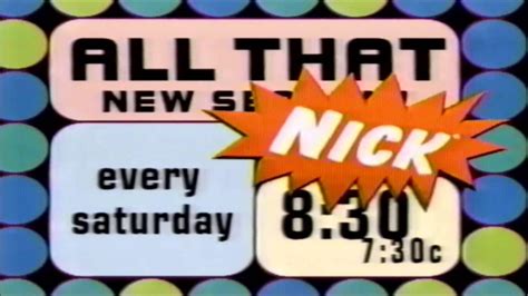 Nickelodeon All That Commercial 1998 Youtube