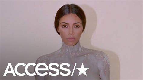 Kim Kardashian Makes A Mold Of Her Nude Body For New Fragrance Access Youtube