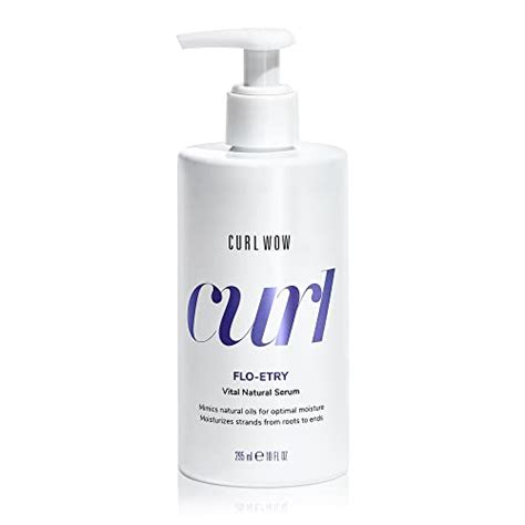 Curl Wow Flo Etry Vital Natural Serum With Naked Technology Rich Oil Blend Moisturizes Dry