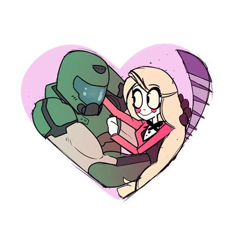Doomguy And Charlie Are Still My Otp Hazbin Hotel Know Your Meme