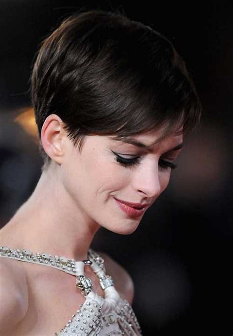 20 Best Anne Hathaway Pixie Cuts Short Hairstyles 2018 2019 Most
