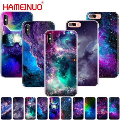 Hameinuo Colorful Space For Galaxy Universe Cell Phone Cover Case For
