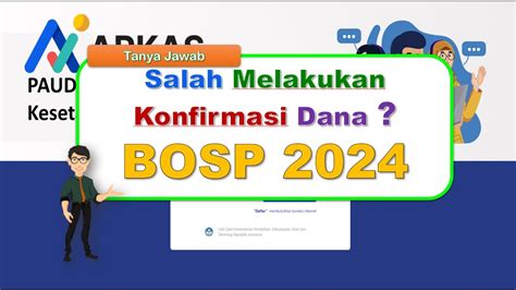 Mengatasi Kesalahan Konfirmasi Dana Bopbos Bosp Youtube