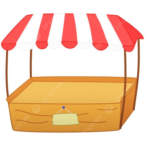 Awning Souvenir Stall Wooden Cartoon Festival Counter Vactor Souvenir