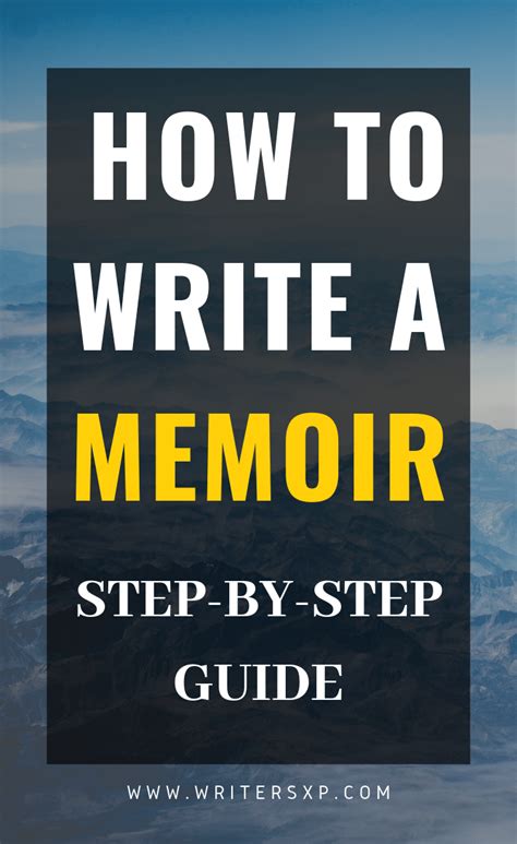 How To Write A Memoir Complete Step By Step Guide Writersxp