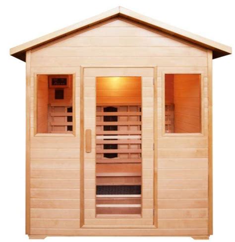 3 Person Outdoor Traditional Swedish Wet Dry Sauna Spa Canadian