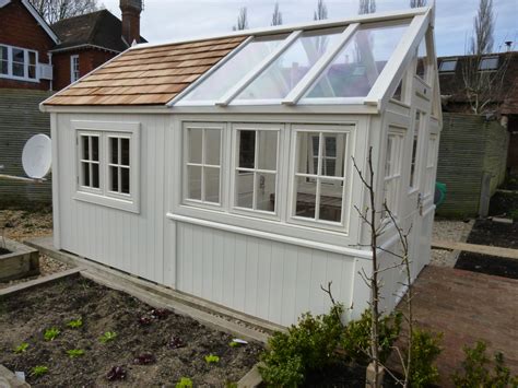Clever Combined Shed With Greenhouse By The Posh Shed Company Home