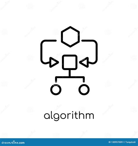 Algorithm Icon Monochrome Simple Artificial Intelligence Icon For