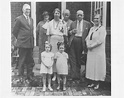 Eleanor Roosevelt visits Maxwell Place; Left to right are: President ...