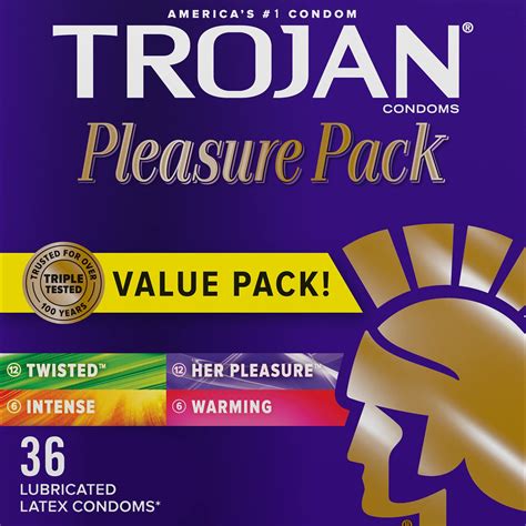 Trojan Condoms Pleasure Pack