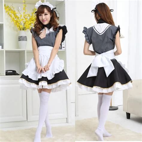 Japanese Hot Anime Cosplay Costume Restaurant Maid Housewife Cosplay