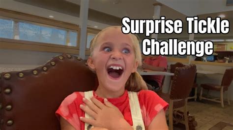 Tickle Challenge Surprise Unexpected Places Youtube