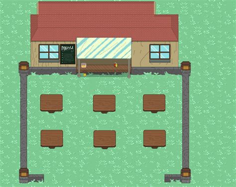 Concept Art For A Cafe For Pony Town Ponytown