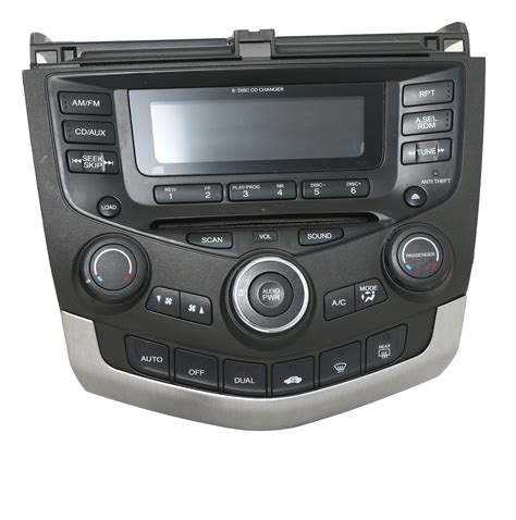 Radio codes for a 2003 honda civic coupe si what is the bolt pattern for a 2003 honda civic coupe? 2003-2007 Honda Accord AM FM OEM Radio 6 Disc CD Player ...