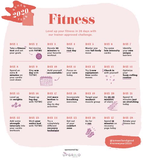 Fitness Challenge Ideas To Start The New Year Strong Well Good 28 Day Challenge Workout