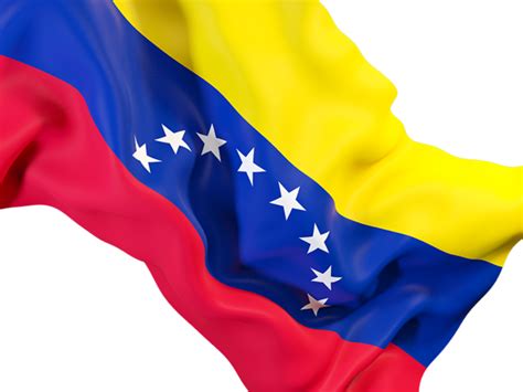 Waving Flag Closeup Illustration Of Flag Of Venezuela