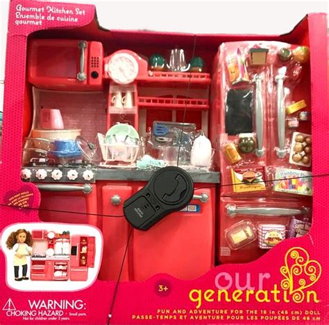 Our Generation Gourmet Kitchen Set Red Theitmart