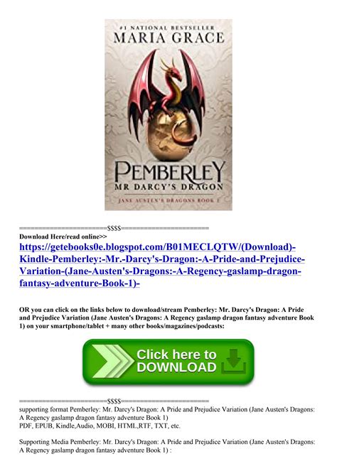 Download Kindle Pemberley Mr Darcys Dragon A Pride And Prejudice