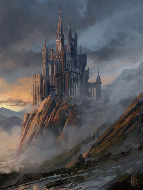 Kent Davis On Twitter Fantasy Castle Fantasy Landscape Fantasy Places