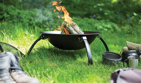 Exploring the internet for comforting and highly stylish. Steel Camping Fire Pit BBQ with Folding Legs FREE BAG ...