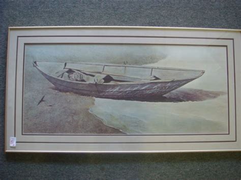 51a Andrew Wyeth Spendrift Row Boat Print Lot 51a