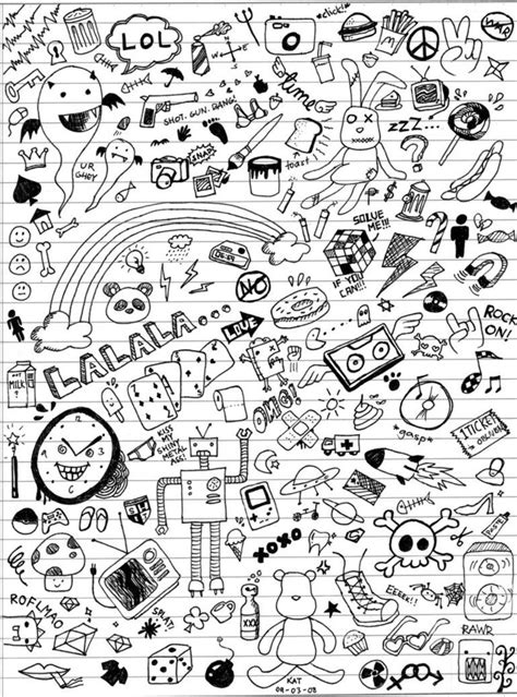 Doodle Art Class Doodles By ~katmcgeer On Deviantart Tumblr Drawings