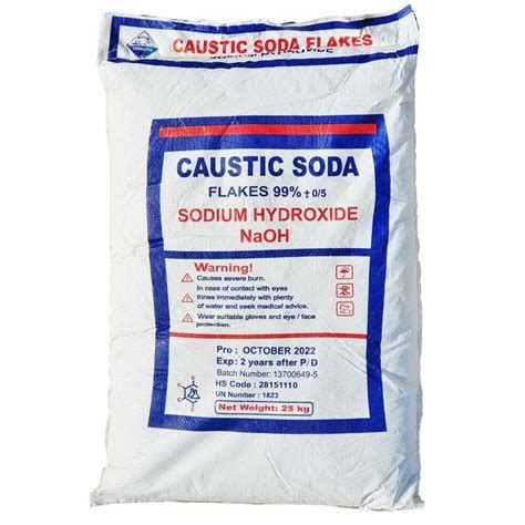 Soda Caustica Fulgi 25kg E Chimicale