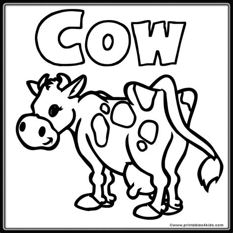 Cow Head Coloring Page At Free Printable Colorings