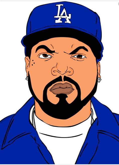 Ice Cube Drawing Imagenes De Hip Hop Comic Blanco Y Negro Cuadros