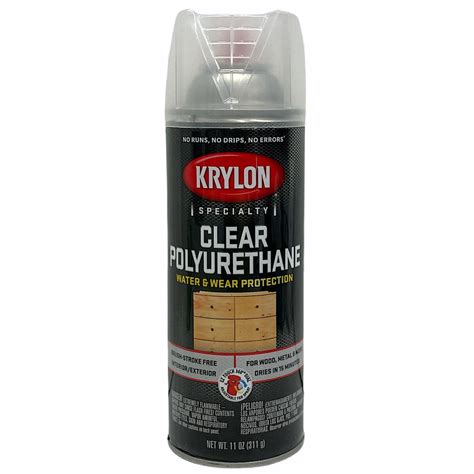 Krylon Clear Gloss Polyurethane Coating Spray 11oz311g 7005