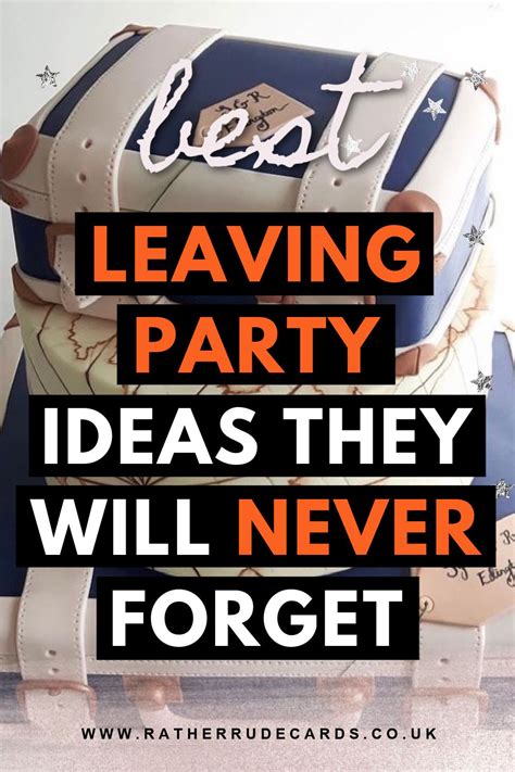 Best Send Off Going Away Leaving Party Ideas Artofit