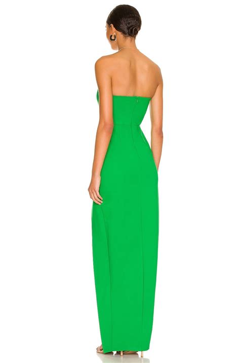 Superdown Ryleigh Strapless Maxi Dress In Green From In 2022 Maxi Dress Strapless