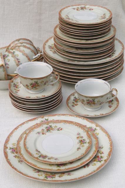 Both fine china and porcelain have smooth, white features. vintage hand painted Made in Japan Esco fine china ...