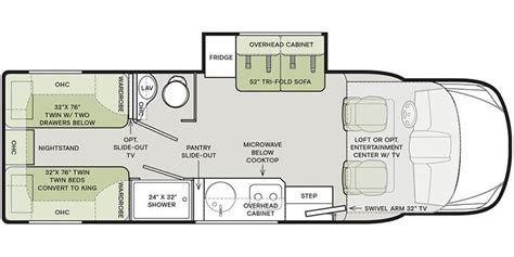 2020 Tiffin Rv Wayfarer 24 Tw Class C Specs