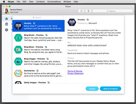 Go to the official website of skype. Skype Bots now available on Mac and Web | Skype Blogs