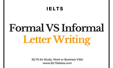 How To Write An Informal Ielts Letter Ielts Advantage Vrogue