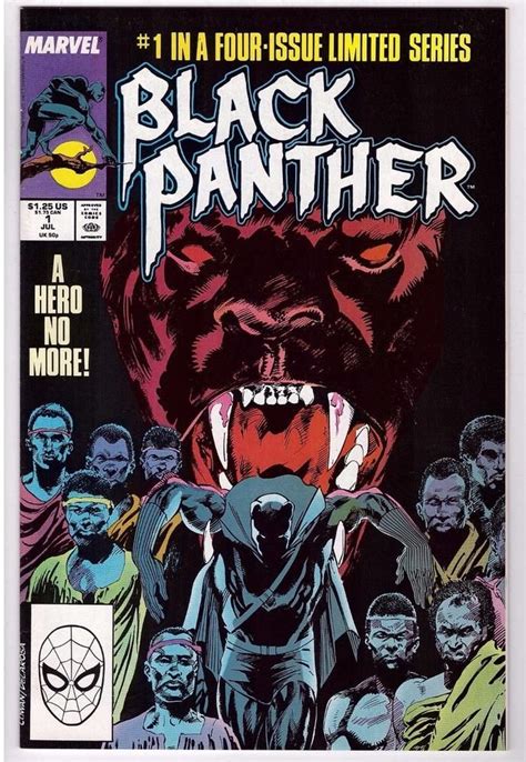Black Panther 1 July 1988 Marvel Comic Book First Issue Limited Series