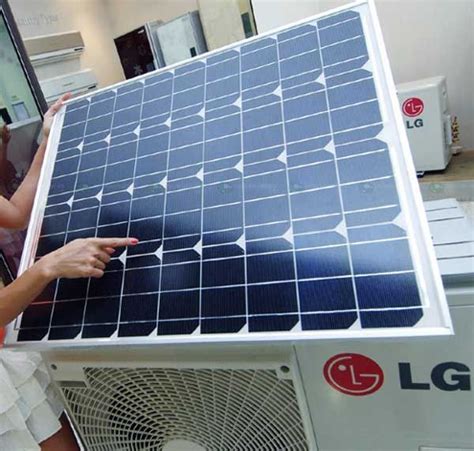 Eco Friendly Solar Hybrid Air Conditioner From Lg Solar Energy Panels