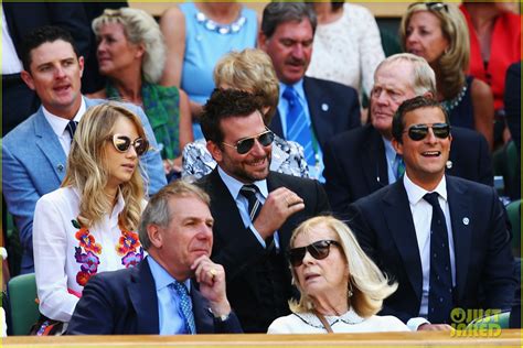 Bradley Cooper Suki Waterhouse Get Lovey Dovey At Wimbledon Photo Bear Grylls