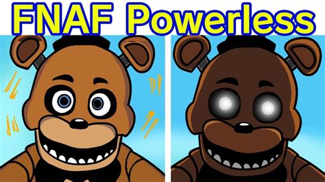 Friday Night Funkin VS Freddy Fazbear Powerless Five Nights At Freddy S FNF Mod Hard